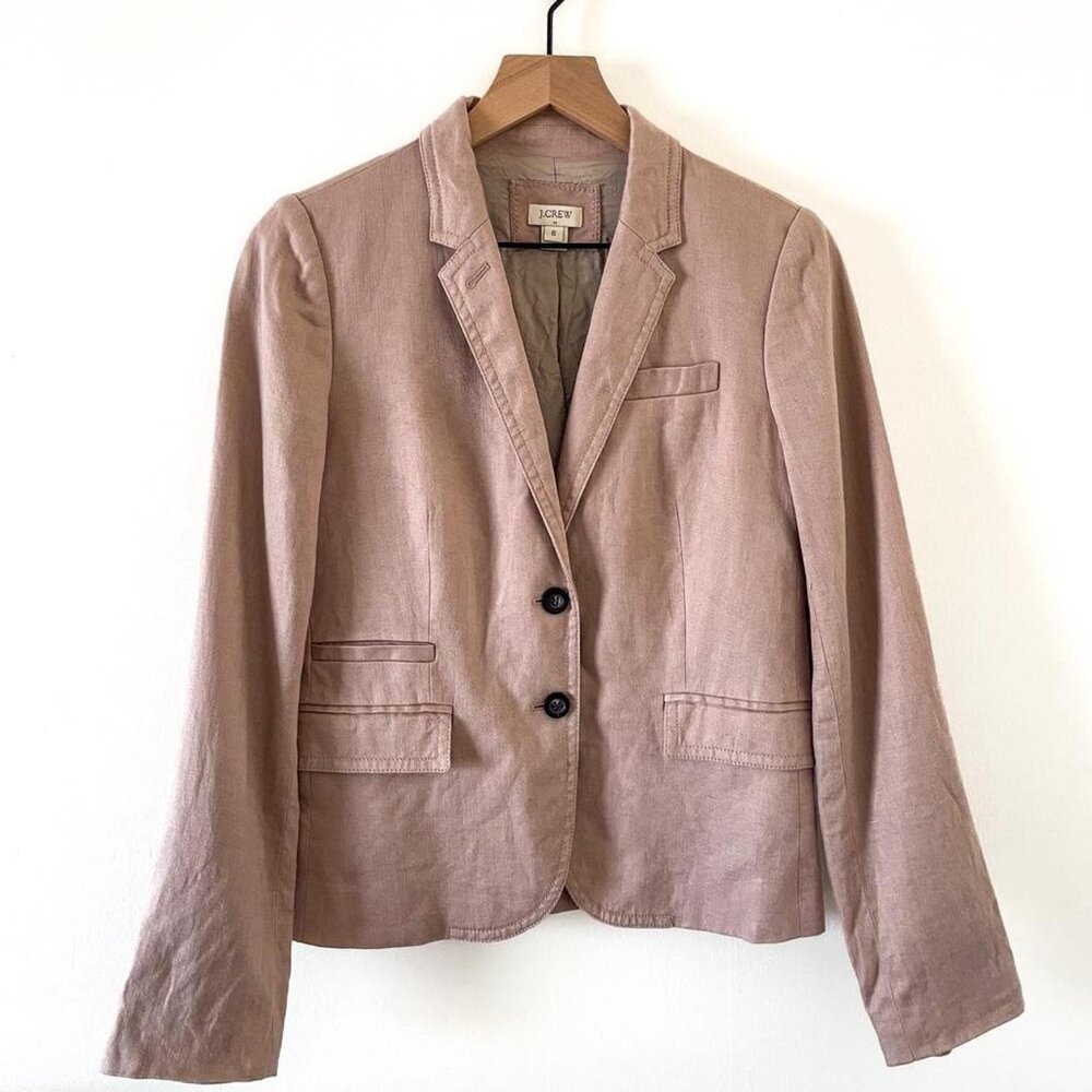 J. Crew 100% Linen Blazer